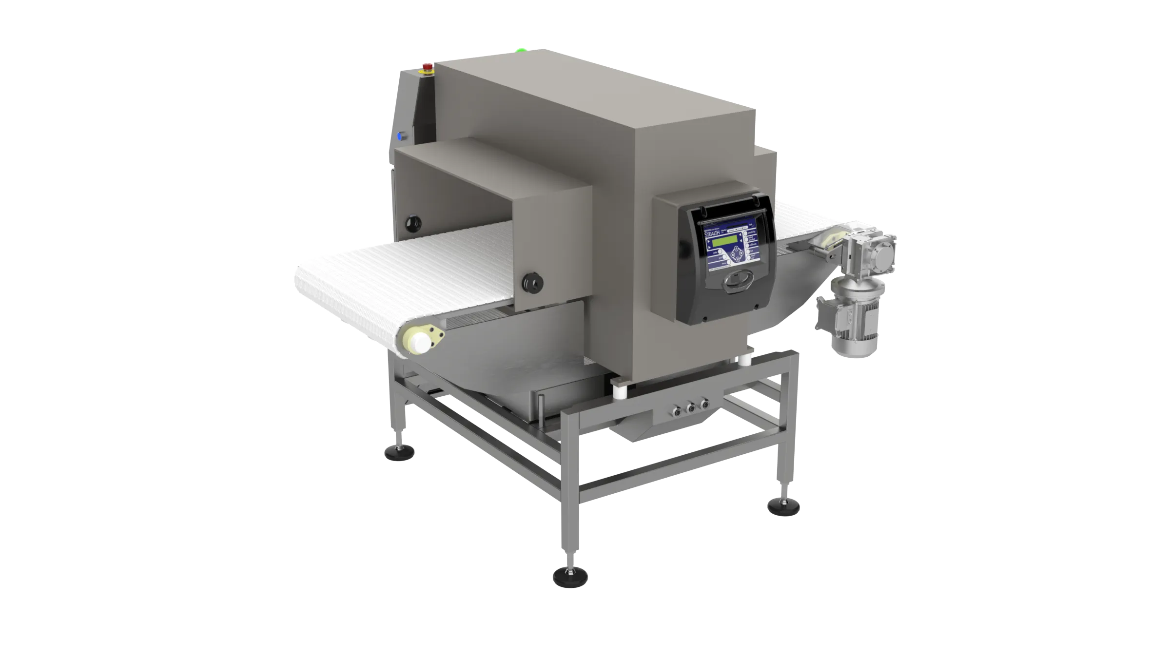 Raptor BBK Combination System with metal detector and conveyor belt